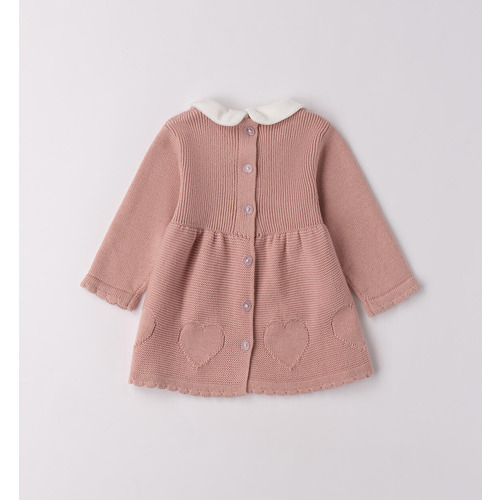 Vestido bebé niña rosa claro iDO 