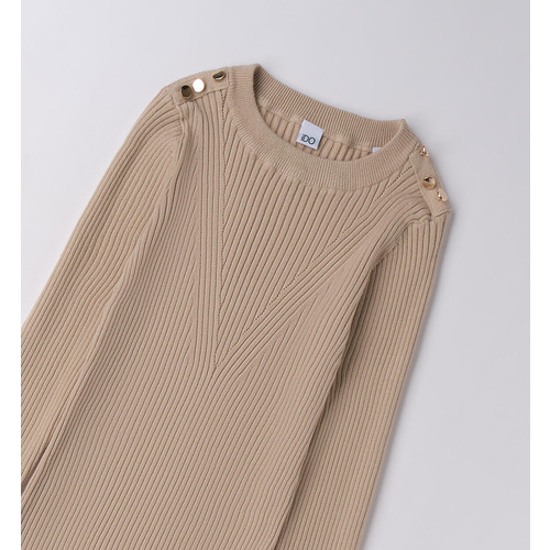 Robe pour fille iDO noir et beige 