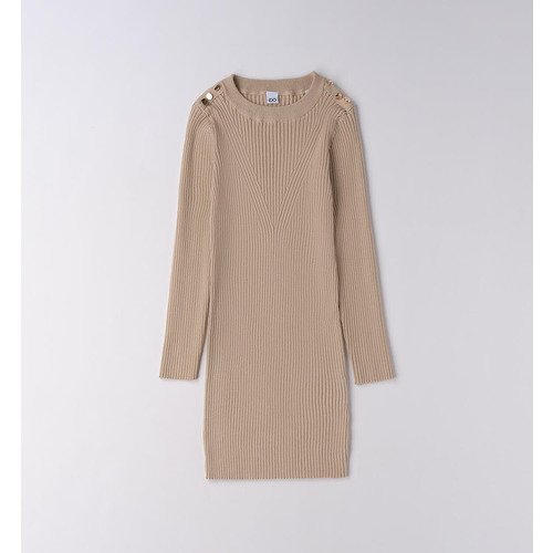 Robe pour fille iDO noir et beige 