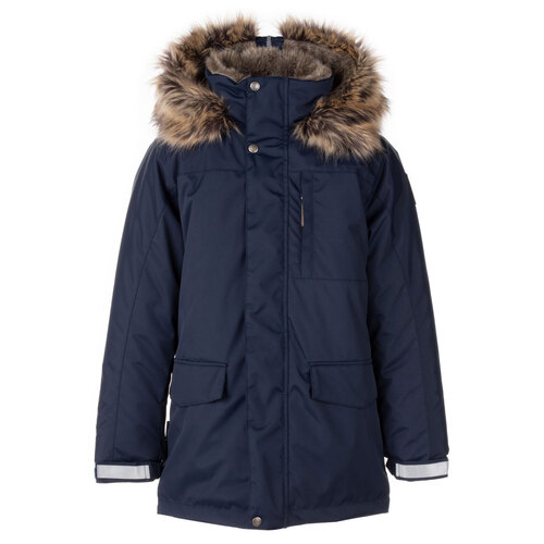 Winterparka mit reichem Pelzbesatz 