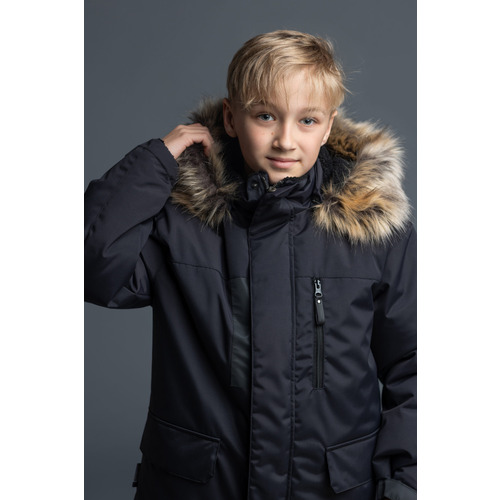 Abrigo de Invierno con Detalles Reflectantes 