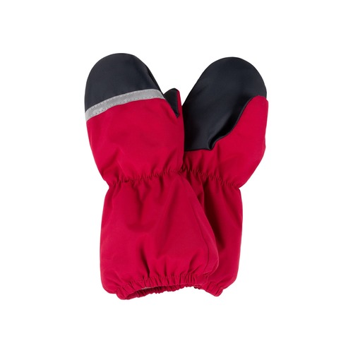 Gants d'hiver chauds bleu foncé avec doublure en laine 