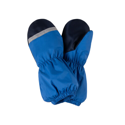 Gants d'hiver chauds bleu foncé avec doublure en laine 
