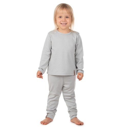 Dunkelgraue Hose aus Merinowolle 