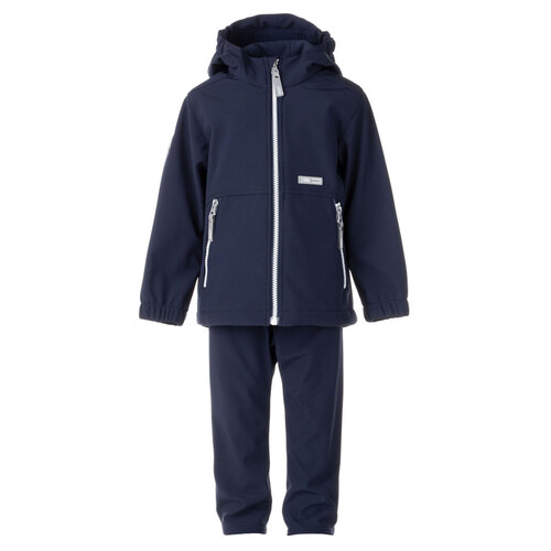 Dunkelblaues Softshell-Frühlings-/Herbst-Set 