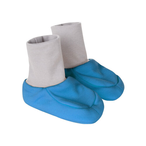 Gefütterte Baby-Booties aus Merinowolle 
