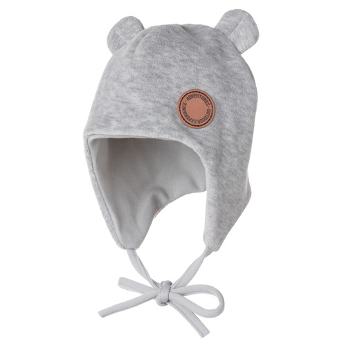 Baby-Mützchen aus Baumwollvelours 