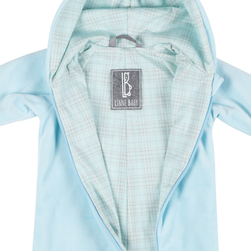 Combinaison velours bébé doublée jersey 