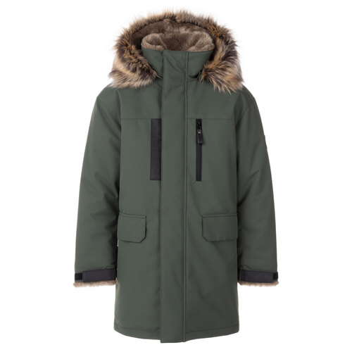 Abrigo de Invierno con Detalles Reflectantes 