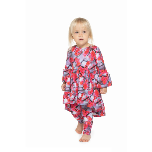 Ruffled tunic dress 