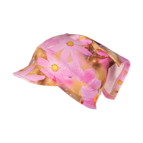 Weiße Bandana mit Schirm 