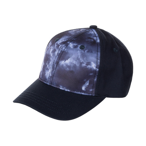 Gorra azul marino con estampado 