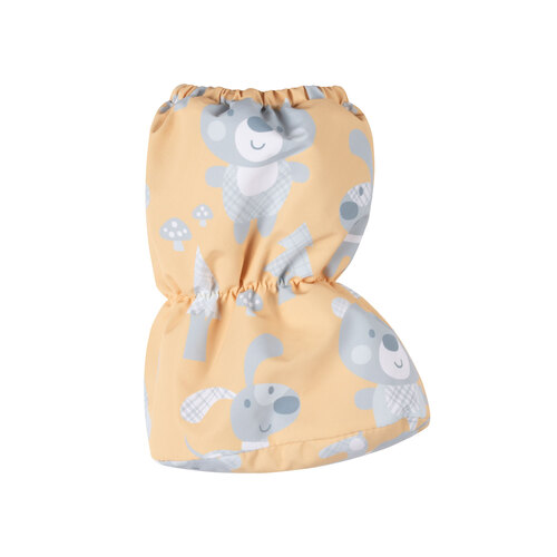 Gefütterte Baby-Booties aus reflektierendem Stoff 