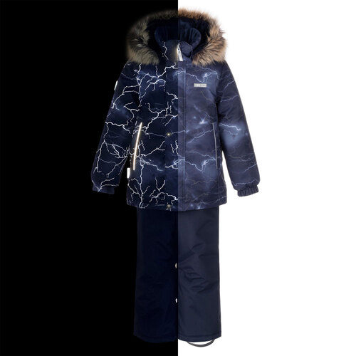 Ensemble d'hiver réfléchissant pour garçons 