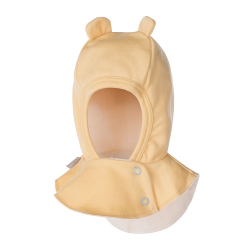 Schwarze Merino-Woll-Babymaske 