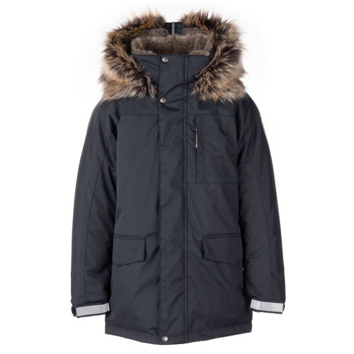 Winterparka mit reichem Pelzbesatz 