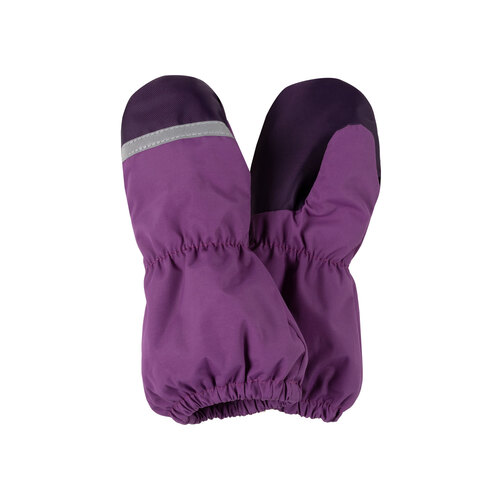Gants d'hiver chauds bleu foncé avec doublure en laine 