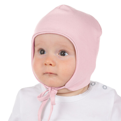 Cappellino bianco in cotone per neonato 