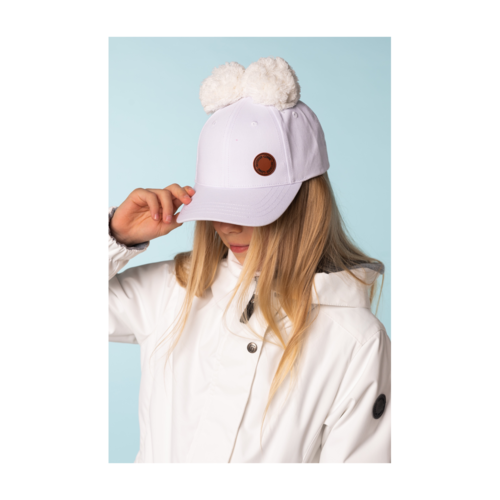Double tuft girls` cap 