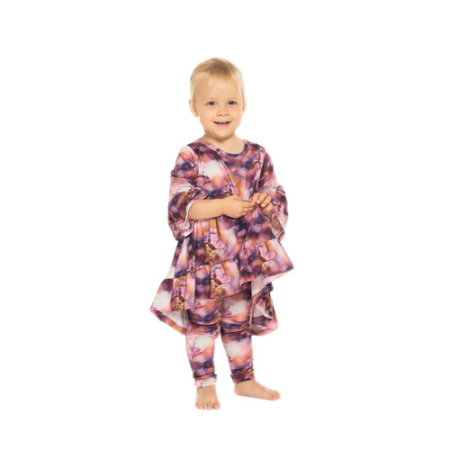 Ruffled tunic dress 