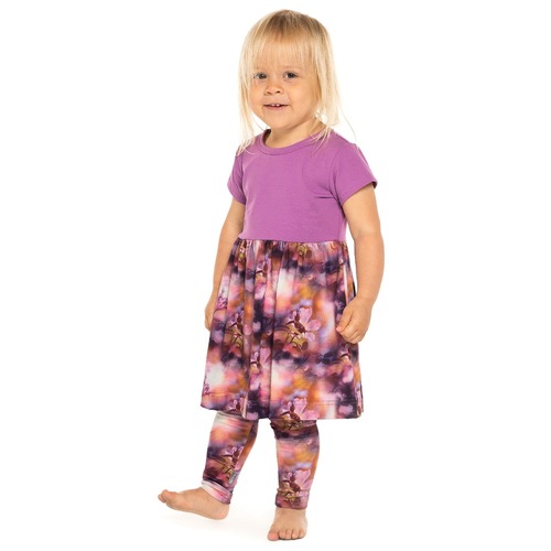 Sommerkleid mit kurzen Ärmeln 