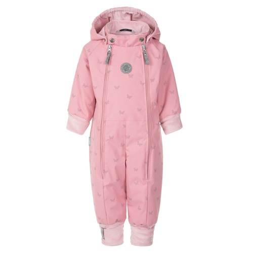 Tuta neonato in lana merino riflettente 