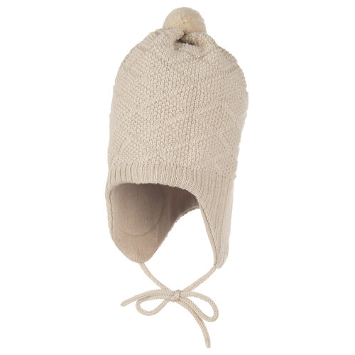 Wintermütze aus Merinowolle für Babys 
