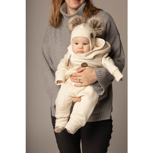 Combinaison bébé en laine mérinos 