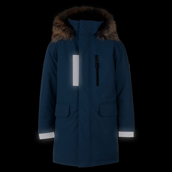 Abrigo de Invierno con Detalles Reflectantes  (hover)