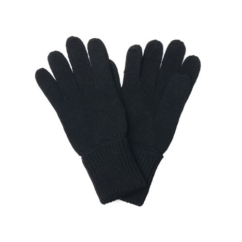 Gants chauds en laine bleu foncé 