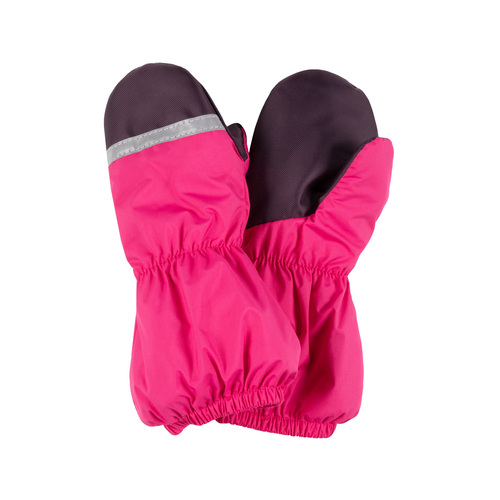 Gants d'hiver chauds bleu foncé avec doublure en laine 