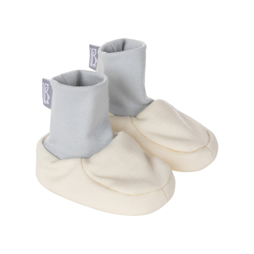 Gefütterte Baby-Booties aus Merinowolle 