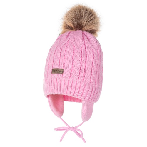 Wintermütze mit Bommel für Babys 