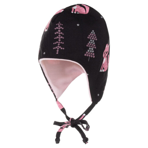 Baby-Mütze Baumwolle mit Merinowolle 