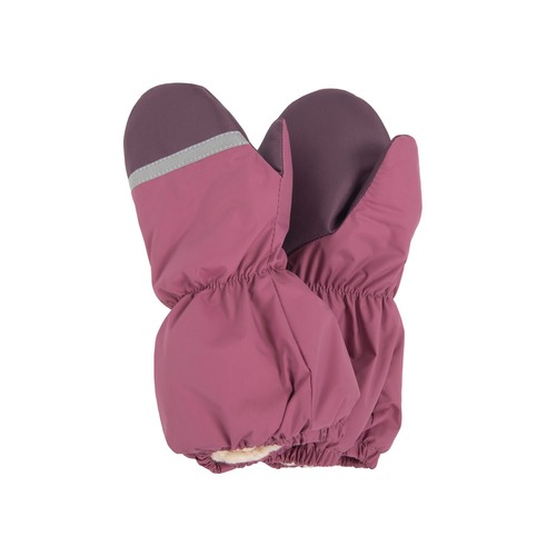 Gants d'hiver chauds bleu foncé avec doublure en laine 