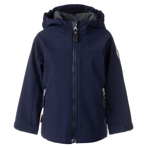 Veste softshell bleu marine mérinos 