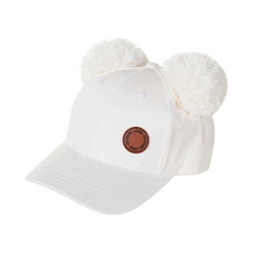 Double tuft girls` cap 