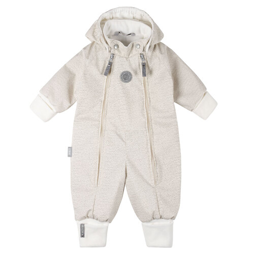 Tuta neonato in lana merino riflettente 