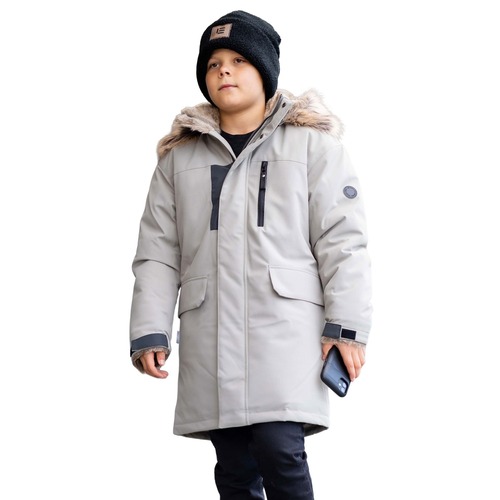 Abrigo de Invierno con Detalles Reflectantes 