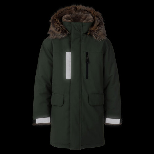 Abrigo de Invierno con Detalles Reflectantes 