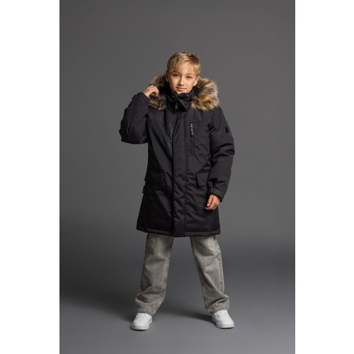 Abrigo de Invierno con Detalles Reflectantes 