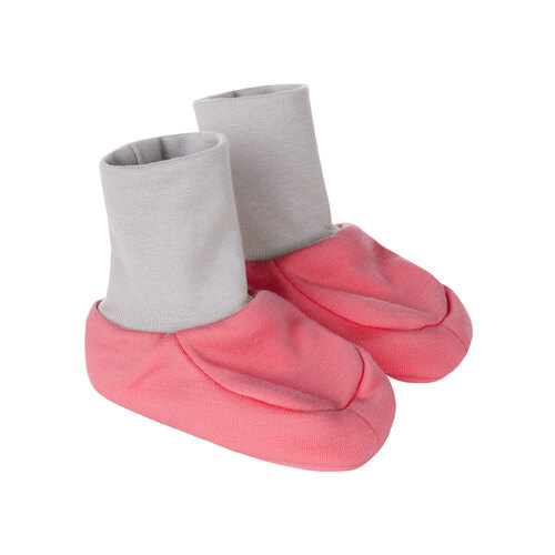 Gefütterte Baby-Booties aus Merinowolle 
