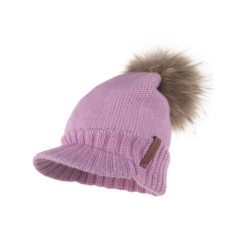 Cappello invernale con vera pelliccia 