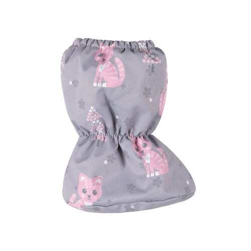 Gefütterte Baby-Booties aus reflektierendem Stoff 