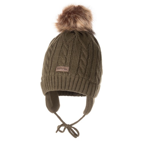 Wintermütze mit Bommel für Babys 