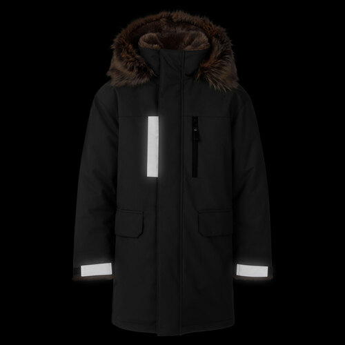 Abrigo de Invierno con Detalles Reflectantes 