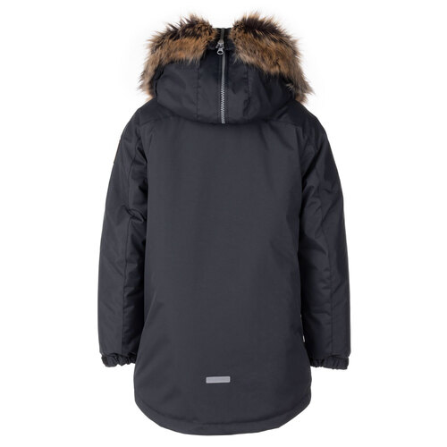 Winterparka mit reichem Pelzbesatz 