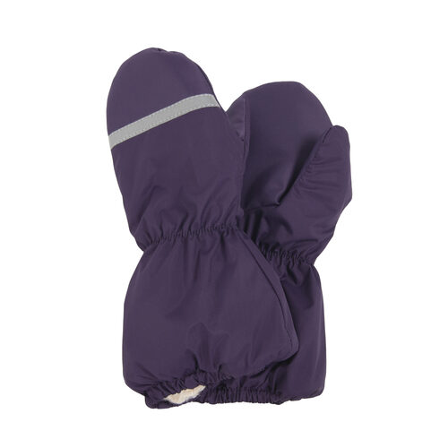 Gants d'hiver chauds bleu foncé avec doublure en laine 