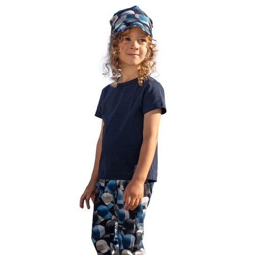Dunkelblaues T-Shirt 