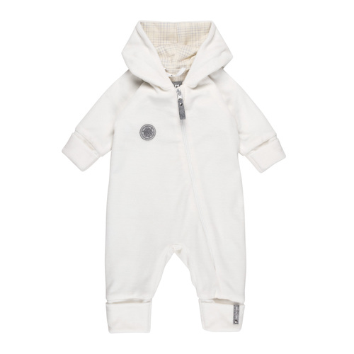 Combinaison velours bébé doublée jersey 